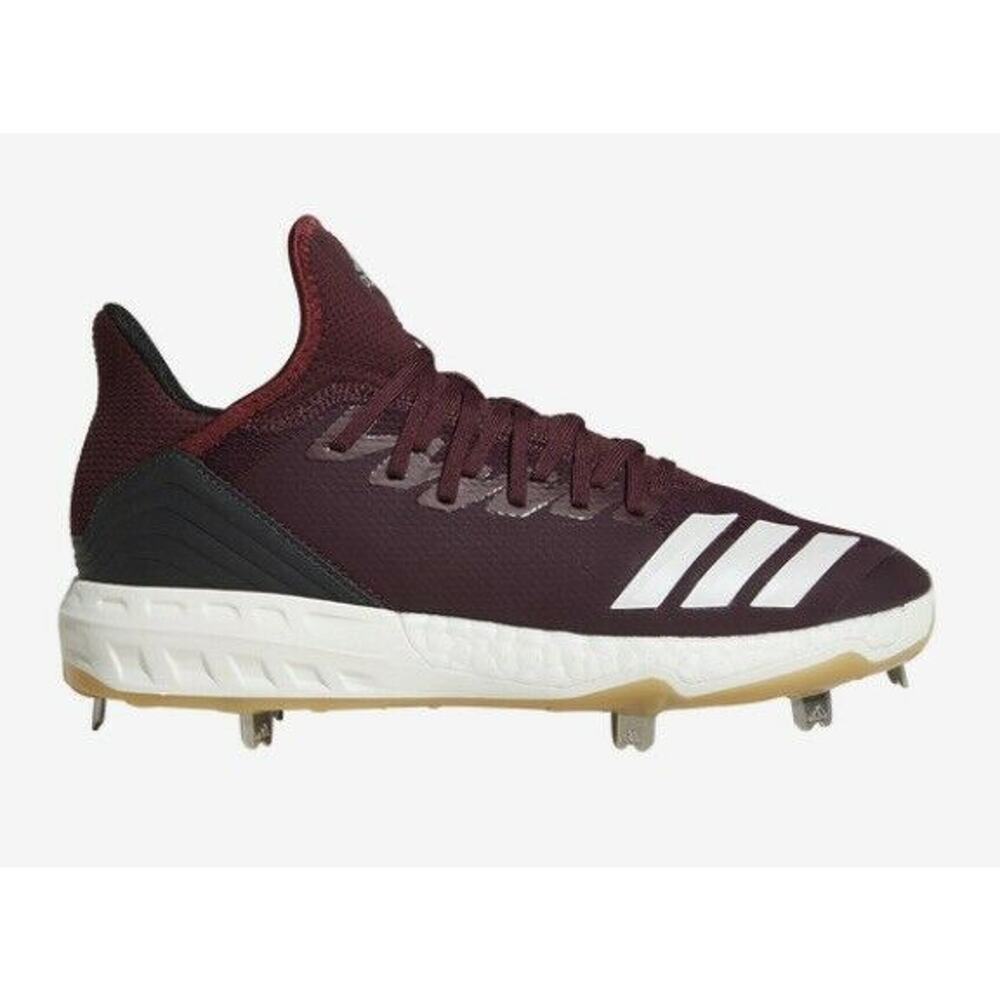 New adidas Boost Icon 4 Maroon/White/Gum Sz 14